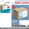 Inkjet/Laser Shipping Labels, Rectangle, 8 1/2" x 11", Full-Sheet, White, Pack Of 100