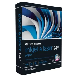 Inkjet Or Laser Paper, 1 Ream, White, Letter Size (8 1/2