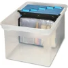Innovative Storage Designs Infile Expanding Zipper Pouch, Black/White