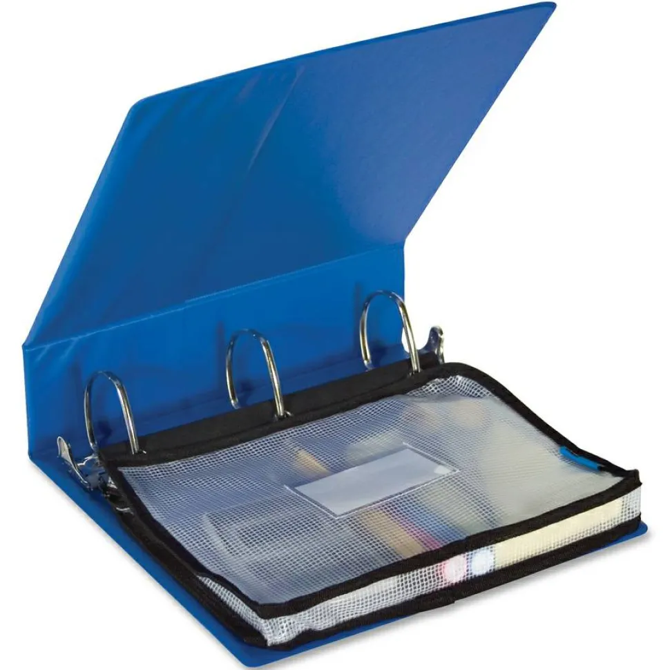 Innovative Storage Designs Infile Expanding Zipper Pouch, Black/White