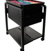 Innovative Storage SpaceMaker Fold 'N Roll Cart System, 21 3/4"H x 14 1/2"W x 18 1/2"D