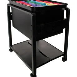 Innovative Storage SpaceMaker Fold 'N Roll Cart System, 21 3/4"H x 14 1/2"W x 18 1/2"D