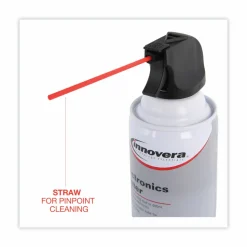 Innovera Compressed Air Duster Cleaner, 10 oz Can, 6/Pack