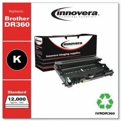 Innovera Remanufactured Black Drum Unit, Replacement for DR360, 12,000 Page-Yield