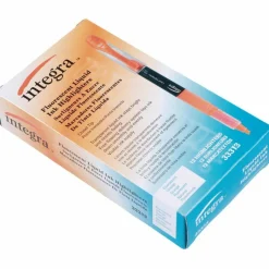 Integra Liquid Highlighters - Chisel Marker Point Style - Fluorescent Orange - 1 Dozen