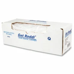 Inteplast Group Bun Rack/Pan Cover Film, 52 x 80, 1-Rack, 15 Micron, Clear, 50/Carton