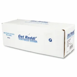 Inteplast Group Bun Rack/Pan Cover Film, 52 x 80, 1-Rack, 15 Micron, Clear, 50/Carton