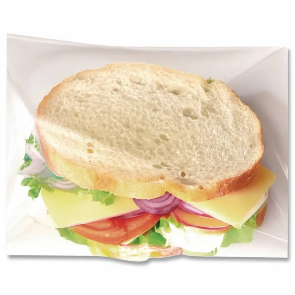 Inteplast Group Food Bags, 6.75" x 6.75", Clear, 2,000/Carton
