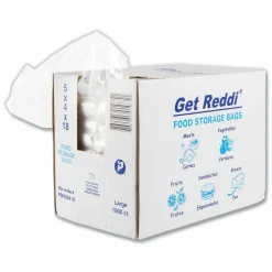 Inteplast Group Food Bags for Large Bread Loaves, 5" x 4.5" x 18", Clear, 1,000/Carton