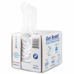 Inteplast Group Food Bags, 112 oz., 6
