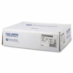 Inteplast Group High-Density Commercial Can Liners, 10 gal, 6 mic, 24