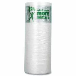 Inteplast Group Produce Bags, Fruits and Veggies - More Matters Labeling, 0.35 mil, 12" x 20", Clear, 875 Bags/Roll, 4 Rolls/Carton