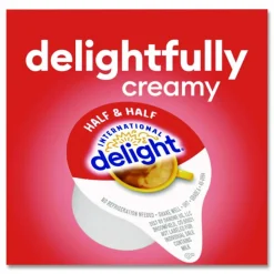 International Delight Coffee House Inspirations Half and Half, 0.4 oz Mini Cups, 192/Carton