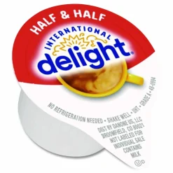 International Delight Coffee House Inspirations Half and Half, 0.4 oz Mini Cups, 192/Carton