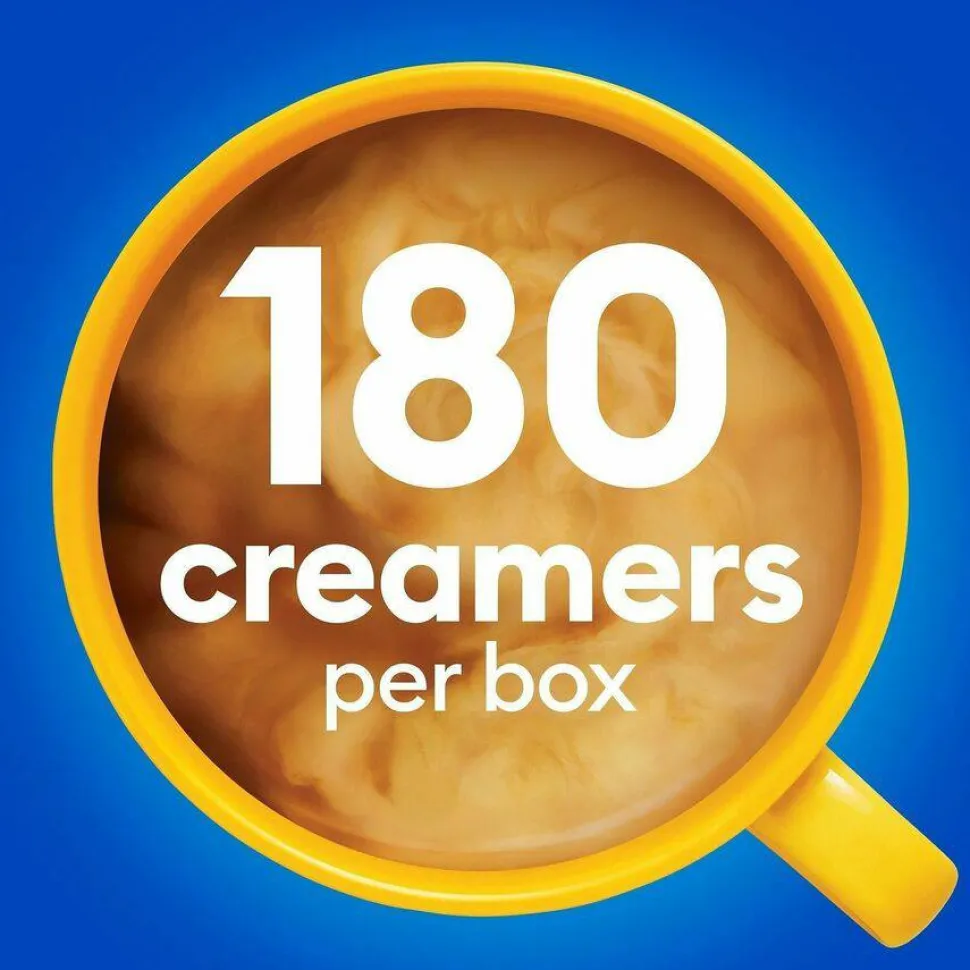 International Delight Half-And-Half Liquid Coffee Creamer Single-Serve Tubs, Original Flavor, 0.304 Oz, Box Of 180 Tubs