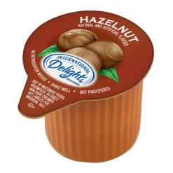 International Delight Liquid Coffee Creamer, Hazelnut Flavor, 0.987 Oz, Carton Of 192