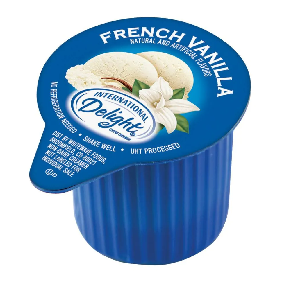 International Delight Liquid Coffee Creamer, French Vanilla Flavor, 0.987 Oz Single Serve, 192/Pack
