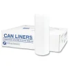 Interplast Group High Density Commercial Can Liner Value Pack, 0.75 mil, 60 gal, 19 mic, 38" x 58", Clear, Interleaved Roll, 25 Bags/Roll, 6 Rolls/CT