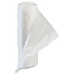 Interplast Group High Density Commercial Can Liner Value Pack, 30 gal, 11 mic, 30" x 36", Clear, Interleaved Roll, 25 Bags/Roll, 20 Rolls/CT