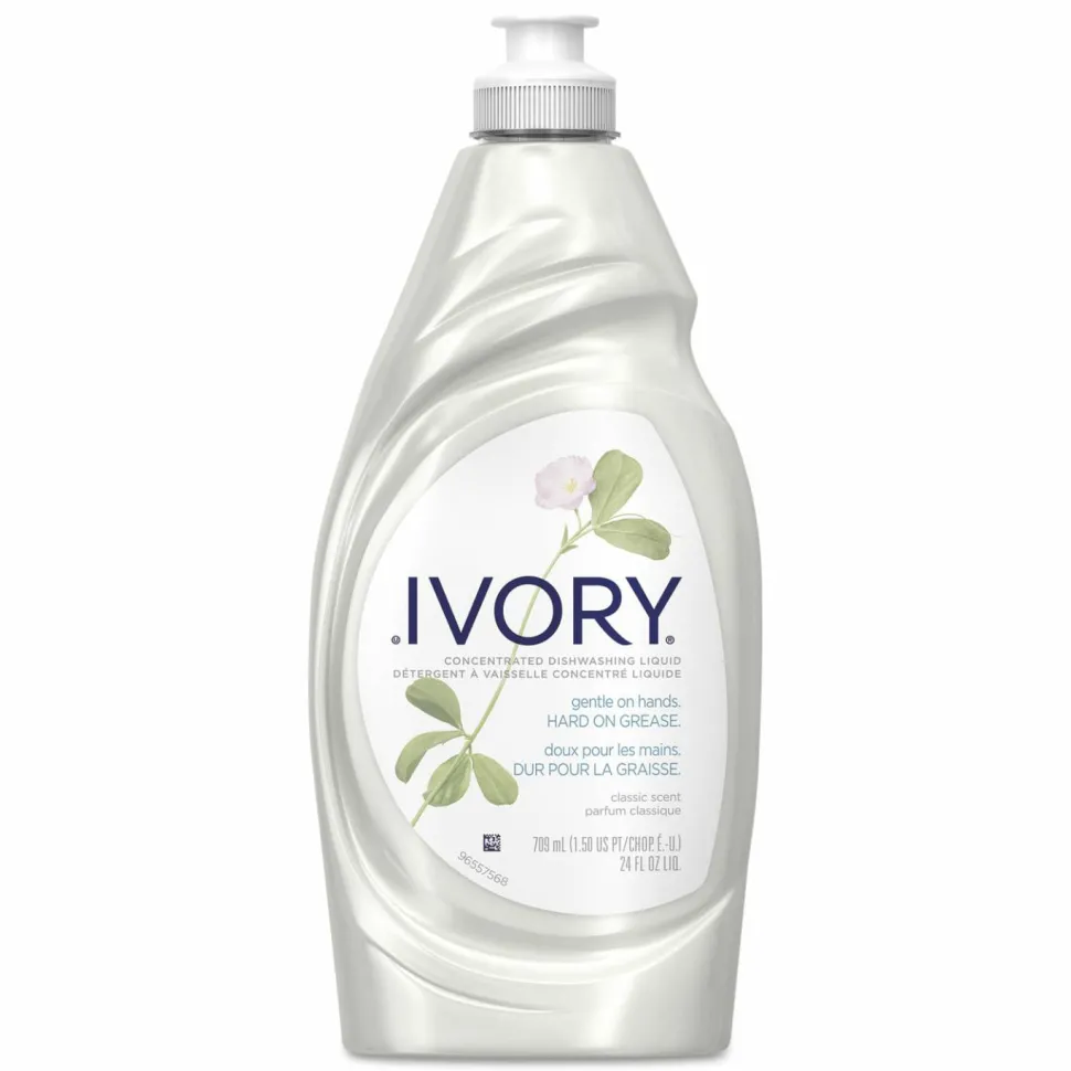 Ivory Dish Detergent, Classic Scent, 24 oz Bottle, 10/Carton