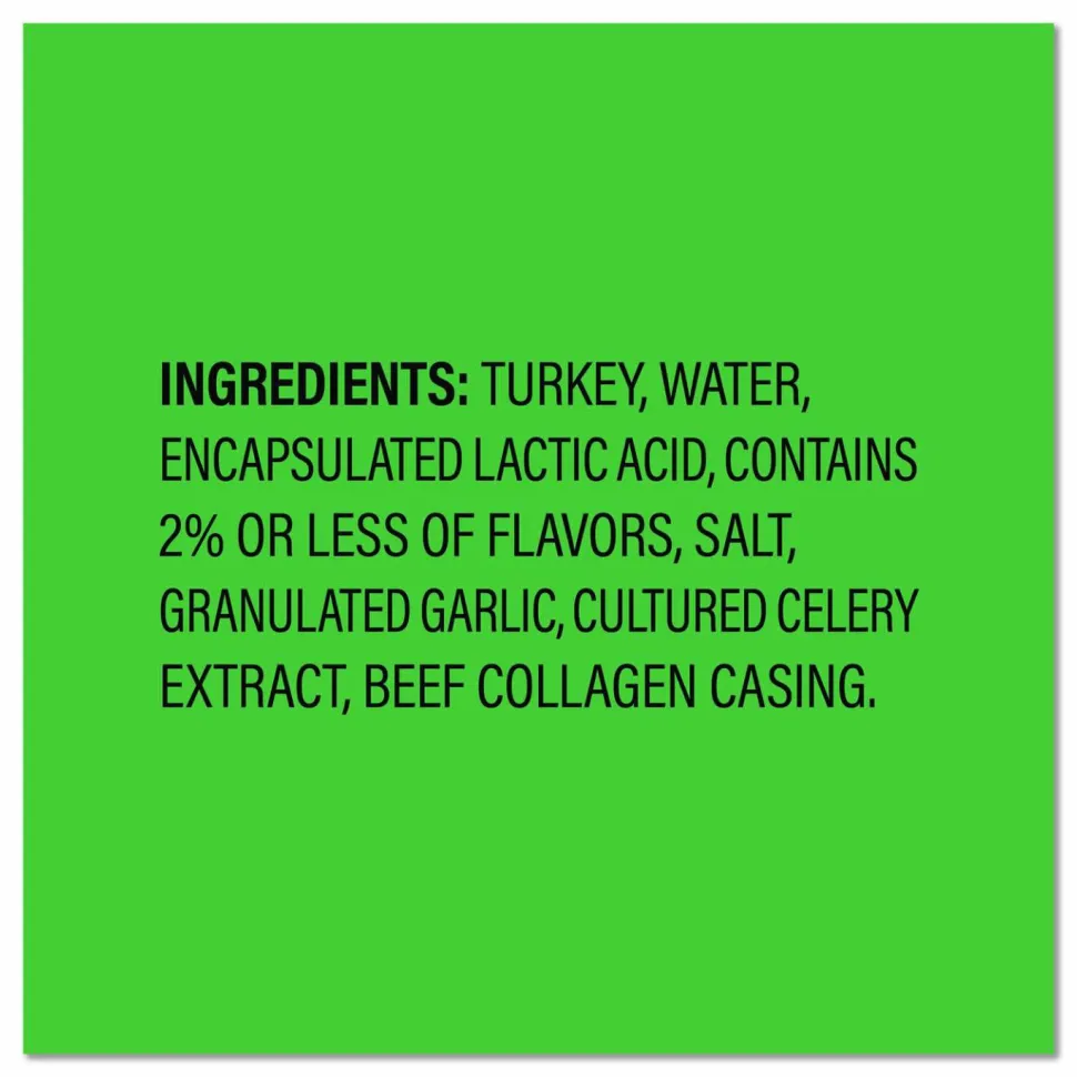 Jack Link's Savory Herb Mini Turkey Stick, 0.5 oz Stick, 24/Pack