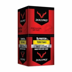 Jack Link's Teriyaki Beef Steak, 1 oz Pack, 12/Box