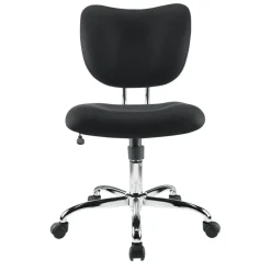Jancy Mesh Low-Back Task Office Chair, Black/Chrome, BIFMA Compliant