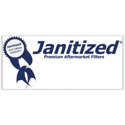 Janitized Vacuum Filter Bags Designed to Fit Karcher/Tornado CV30/1, CV38/1, CV48/2, 100/Carton