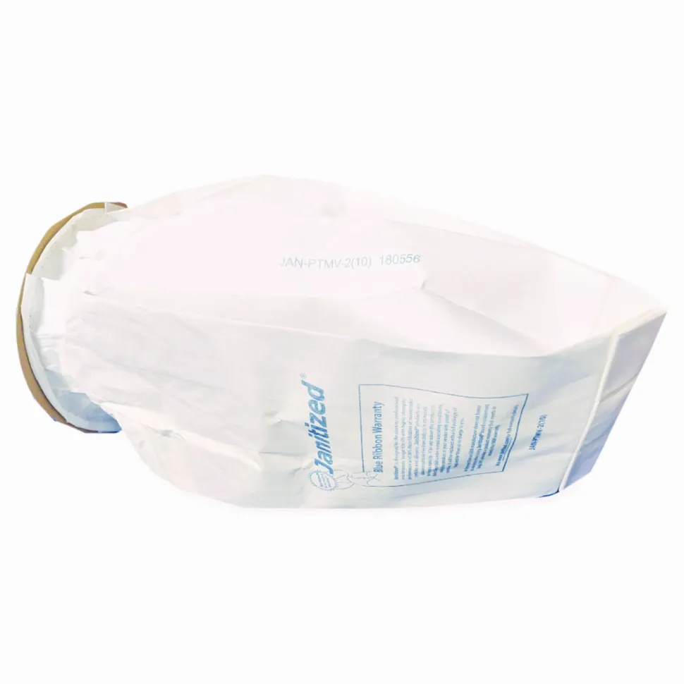 Janitized Vacuum Filter Bags Designed to Fit ProTeam 10 qt Super Coach/MegaVac, 100/Carton