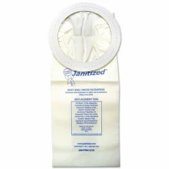 Janitized Vacuum Filters Designed to Fit Most Commercial 10 Qt. Backpack Vacs, 10/Pack