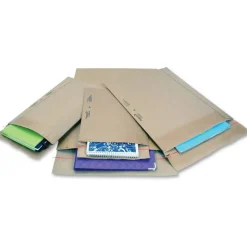 Jiffy Mailer Jiffy Rigi Bag Mailers - Shipping - 14 1/4" Width x 18" Length - Self-sealing - Natural Kraft - Kraft, Fiberboard - 75 / Carton