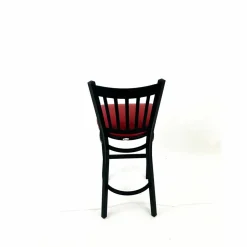 JMC Furniture Cobra Series Barstool, Supports Up to 300 lb, 28.5" Seat Height, Burgundy Seat, Black Back, Black Base