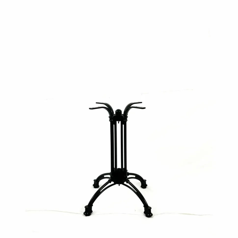 JMC Furniture Solid Wood Tables, Cast Aluminum Base, Square, 36w x 36d x 29.75h, Natural