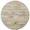 JMC Furniture Topalit Tables, Round, 24" dia x 44"h, Washington Pine Top, Black Iron Base/Legs