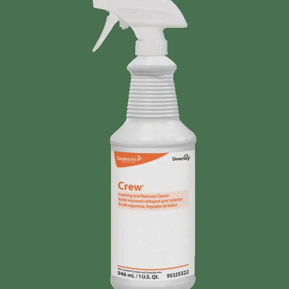 JohnsonDiversey Acid-Based Foaming Restroom Cleaner, Fresh Scent, 32 Oz Bottle