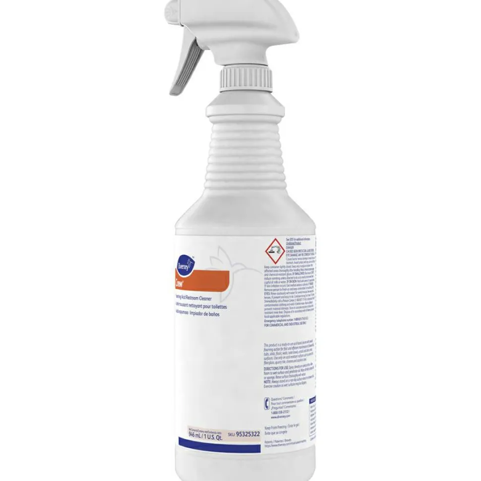 JohnsonDiversey Acid-Based Foaming Restroom Cleaner, Fresh Scent, 32 Oz Bottle