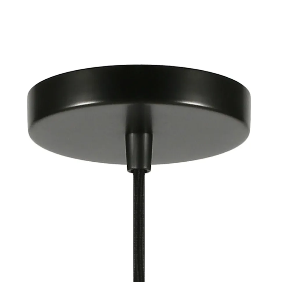 Jordyn 16" Wide Pendant with Metal Shade in Matte Black