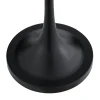 Josephine 62" Tall Floor Lamp with Fabric Shade in Blackened Bronze/White