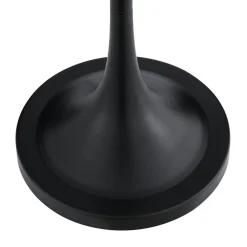 Josephine 62" Tall Floor Lamp with Fabric Shade in Blackened Bronze/White