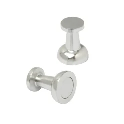 Jumbo Aluminum Magnets, 3/4", Silver, Pack Of 8