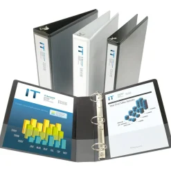 Just Basics Basic View 3-Ring Binder, 3