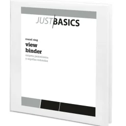 Just Basics View 3-Ring Binder, 1/2