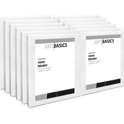 Just Basics View 3-Ring Binder, 1/2