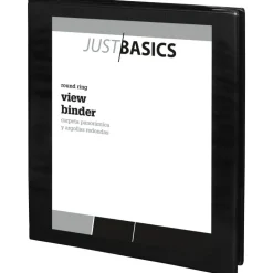 Just Basics View 3-Ring Binder, 1