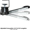 Kantek Desk Clamp Five-Position Tilting Keyboard Tray, 26.8" x 11.1, Black