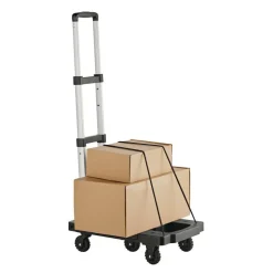 Kantek Handcart, 250 lb Capacity, 19.3 x 14.6 x 38, Black