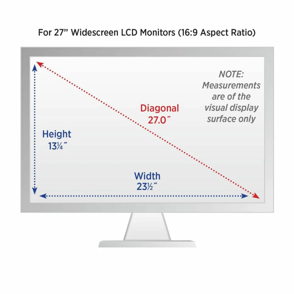 Kantek LCD Monitor Magnifier Filter for 27" Widescreen Flat Panel Monitor