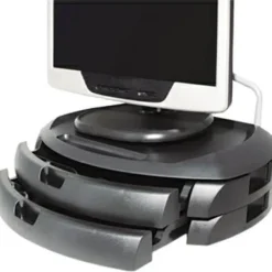 Kantek LCD Monitor Stand with Drawers - Flat Panel Display Type Supported13