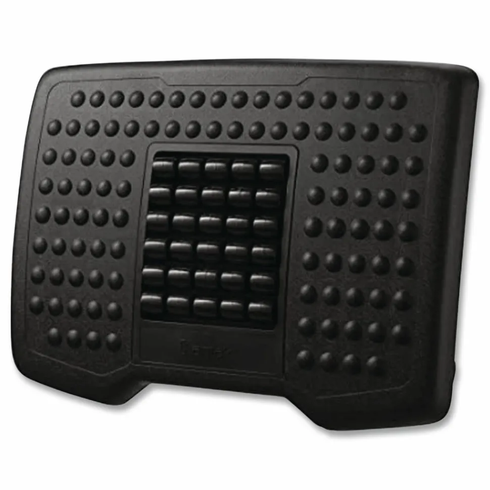 Kantek Premium Ergonomic Footrest, 4"H x 18"W x 13"D, Black