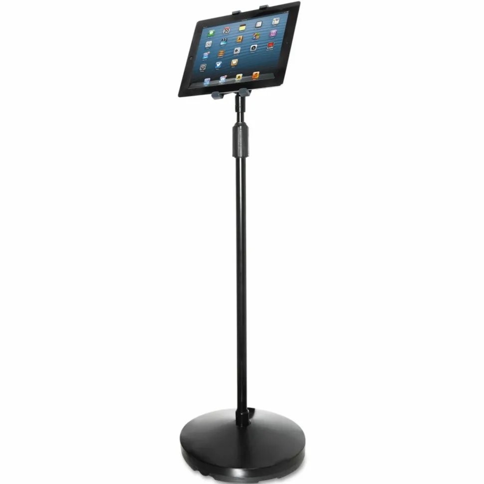Kantek Tablet Floor Stand - Floor Stand - Black